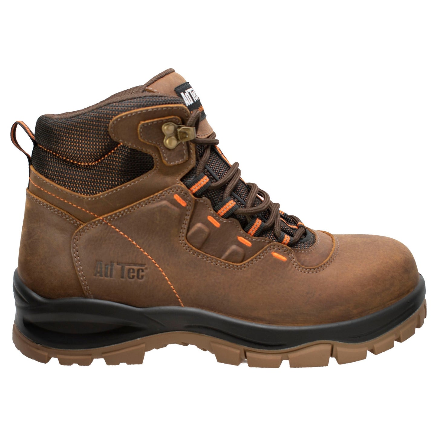 Adtec Men 6" Waterproof Composite Toe Work Boots - Brown - 9899 - Angler's Pro Tackle & Outdoors