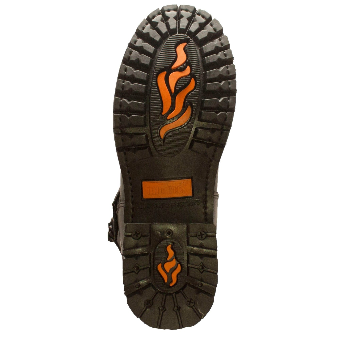 Adtec Men's 16" Black Engineer Zipper Biker Boot - 1443Zipper - Angler's Pro Tackle & Outdoors