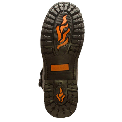 Adtec Men's 16" Black Engineer Zipper Biker Boot - 1443Zipper - Angler's Pro Tackle & Outdoors