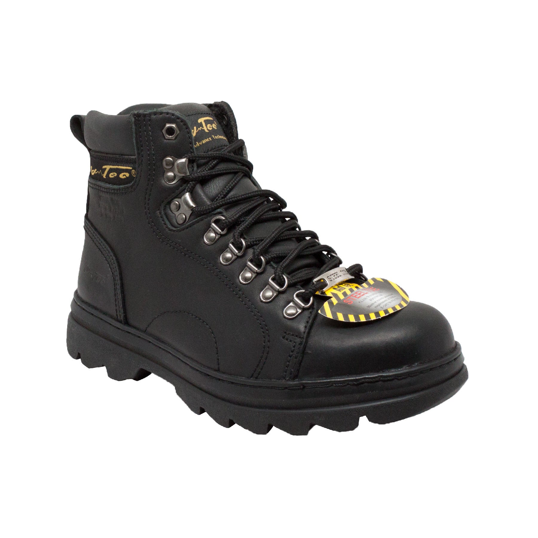 Adtec Men's 6" Black Steel Toe Work Boot - 1980 - Angler's Pro Tackle & Outdoors
