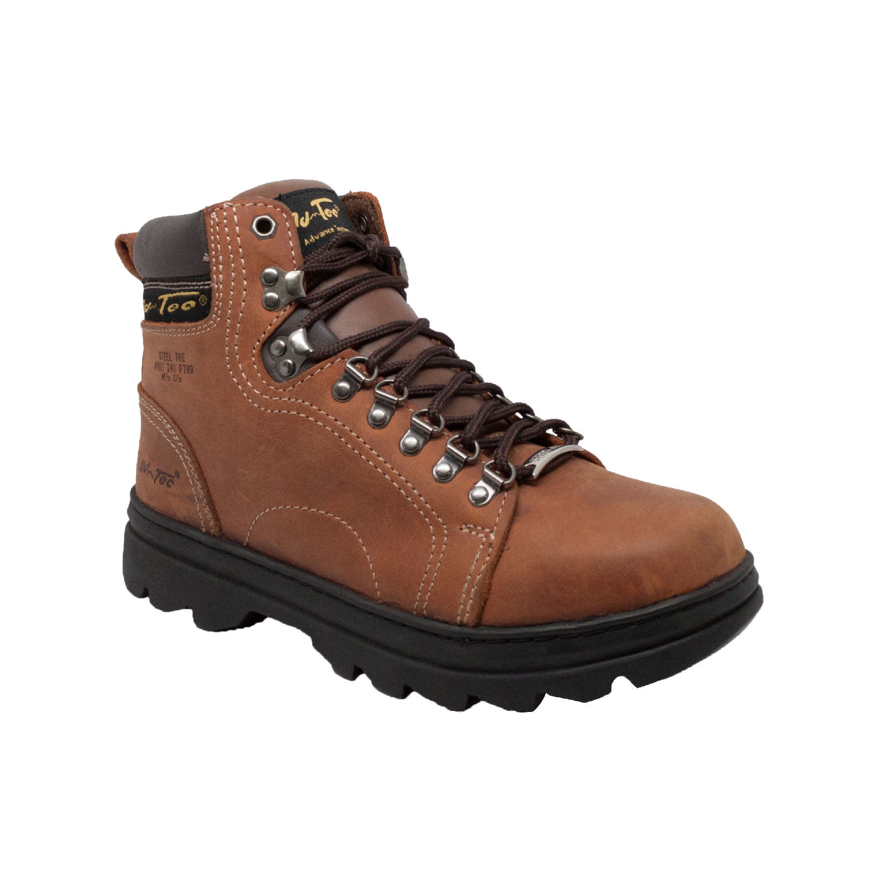 Adtec Men's 6" Brown Steel Toe Work Boot - 1977 - Angler's Pro Tackle & Outdoors