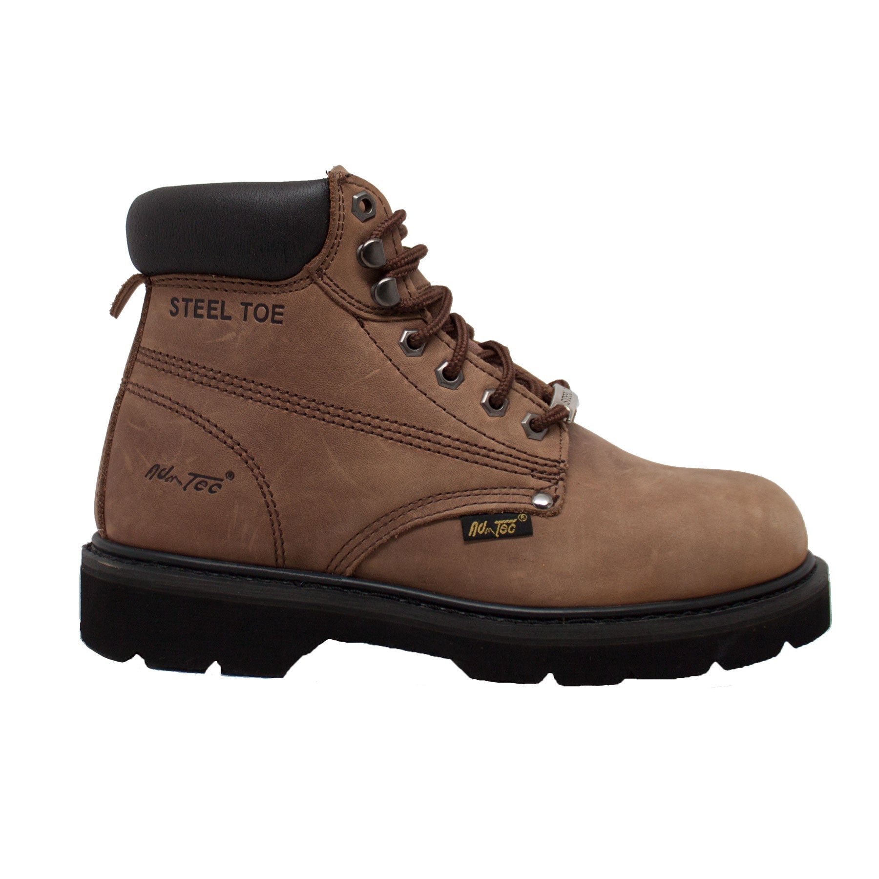 Adtec Men's 6" Brown Steel Toe Work Boot - 1981 - Angler's Pro Tackle & Outdoors