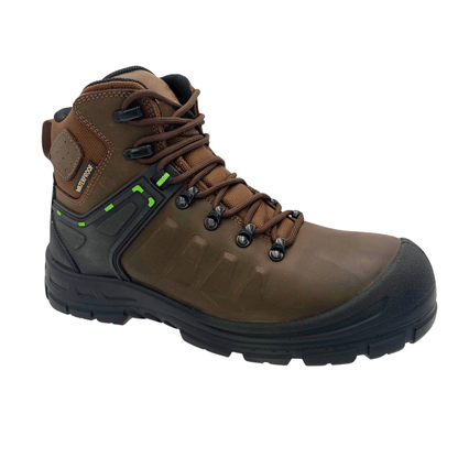 Adtec Men's 6" Brown waterproof composite safety toe leather work boot - 9108 - Angler's Pro Tackle & Outdoors