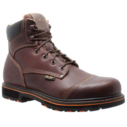 Adtec Men's 6" Comfort Work Boot Dark Brown - 9723 - Angler's Pro Tackle & Outdoors
