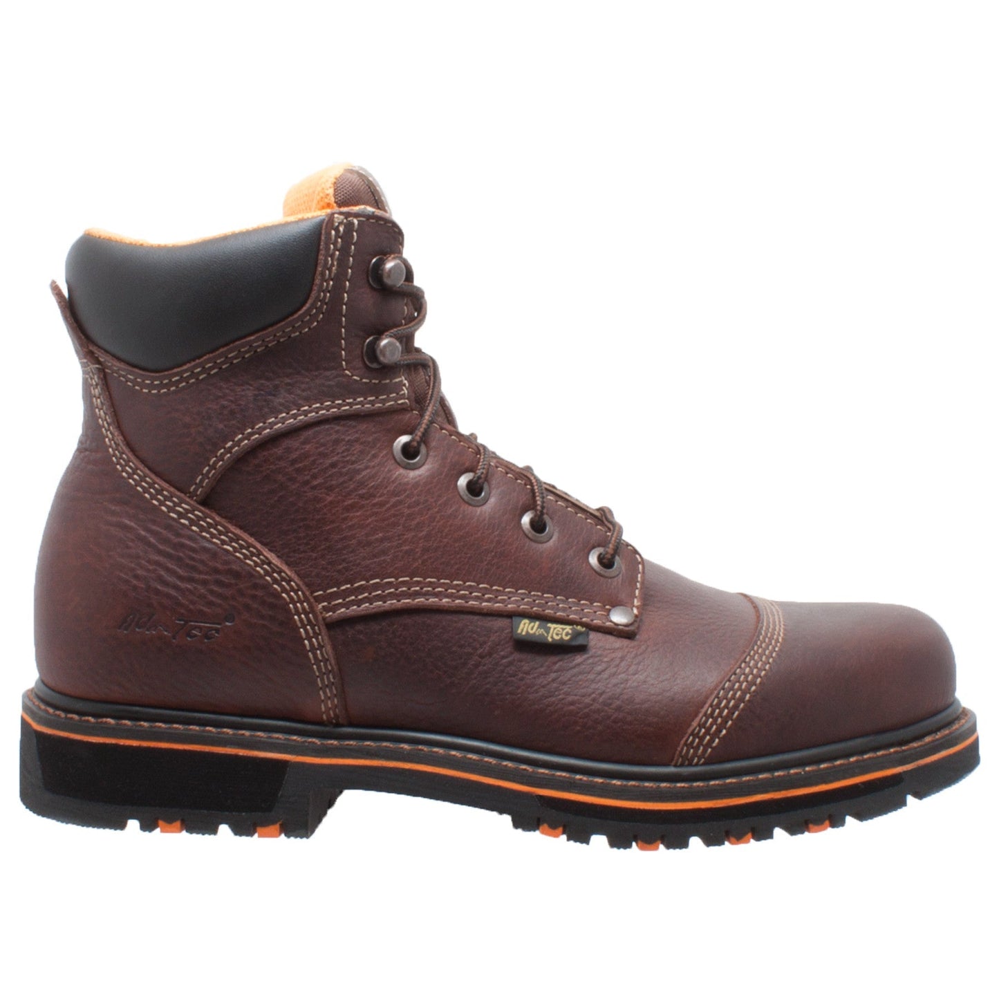 Adtec Men's 6" Comfort Work Boot Dark Brown - 9723 - Angler's Pro Tackle & Outdoors