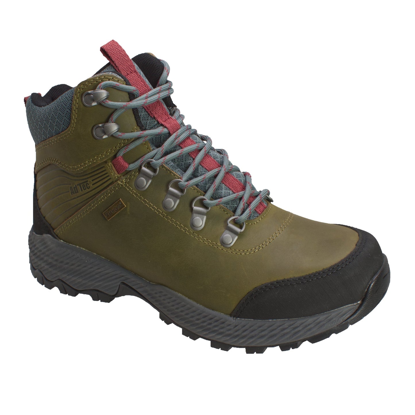 Adtec Men's 6" Olive Leather Waterproof Hiking boot - KT1008 - Angler's Pro Tackle & Outdoors