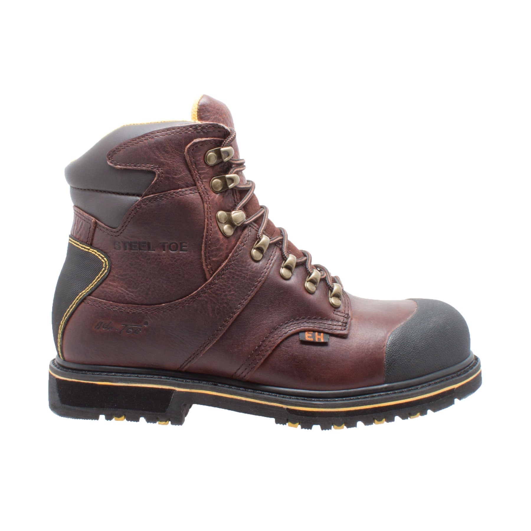 Adtec Men's 6" Steel Toe Waterproof Work Boot Dark Brown - 9722 - Angler's Pro Tackle & Outdoors