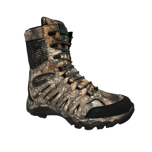 Adtec Men's 8" Waterproof Side Zipper Brown Hunting Boot - 1023 - Angler's Pro Tackle & Outdoors