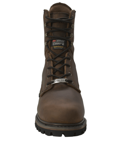 Adtec Men's 9" Steel Toe Super Logger Brown - 9490 - Angler's Pro Tackle & Outdoors