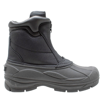 Adtec Mens Black Nylon Zipper Winter Boots - 9885 - Angler's Pro Tackle & Outdoors
