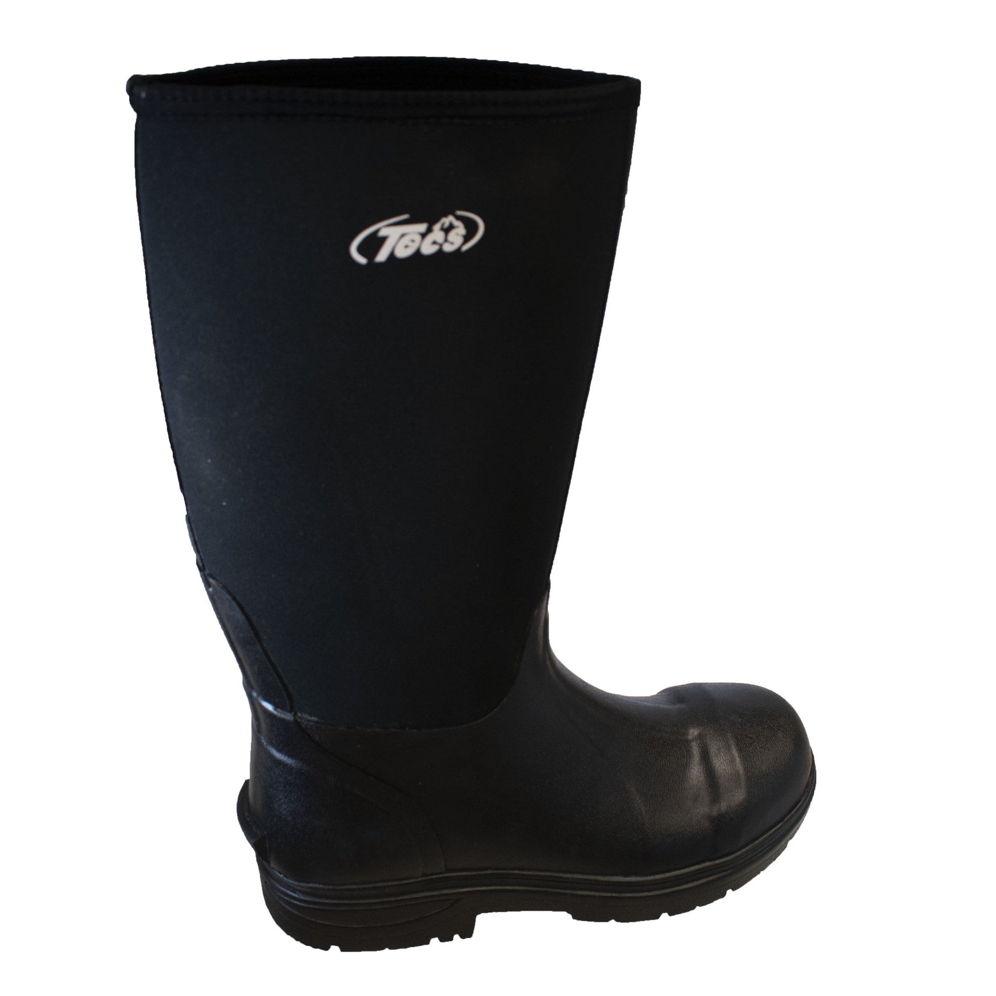 Adtec Rubber Boots: Men's 14" Neoprene/Rubber Boot - Black [Steel Toe] - Angler's Pro Tackle & Outdoors