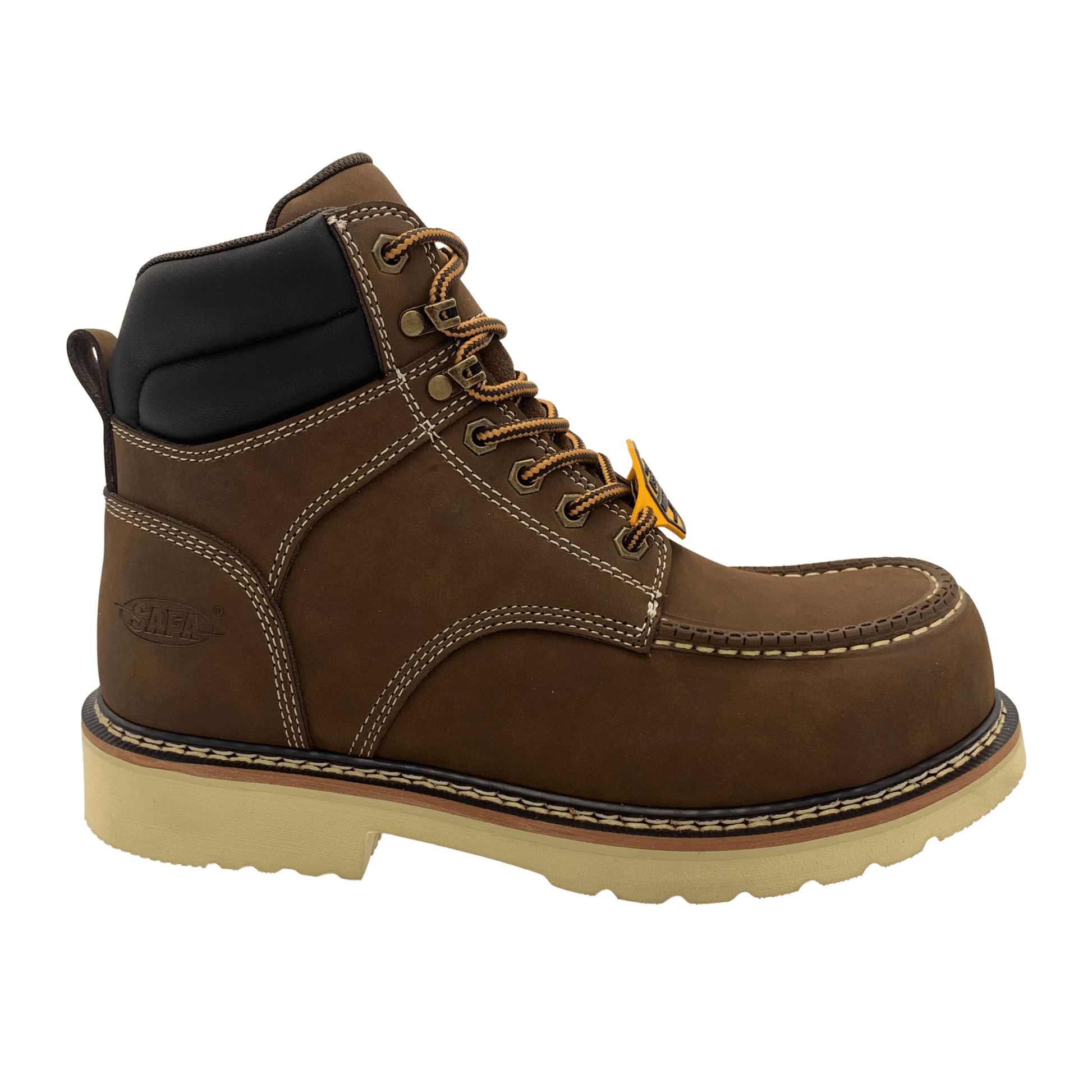 Adtec SAFA: Men's 6" Moc Toe - Whiskey Brown[Composite Toe] 9193 - Angler's Pro Tackle & Outdoors