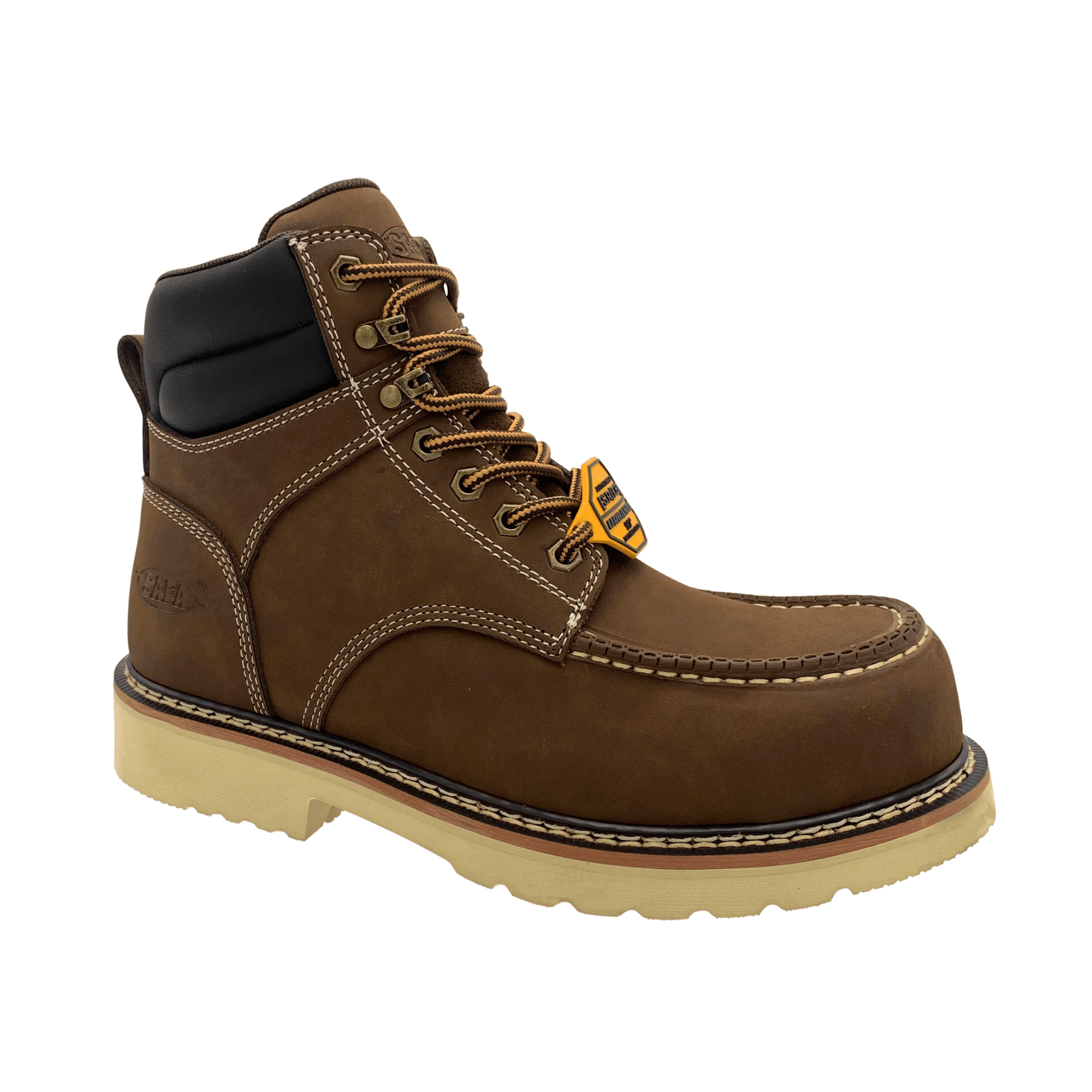 Adtec SAFA: Men's 6" Moc Toe - Whiskey Brown[Composite Toe] 9193 - Angler's Pro Tackle & Outdoors