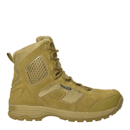 Adtec Sandbox - Men's 8" Coyote Suede Tactical Boot w/ Side Zipper & Waterproof membrane - KT1010 - Angler's Pro Tackle & Outdoors