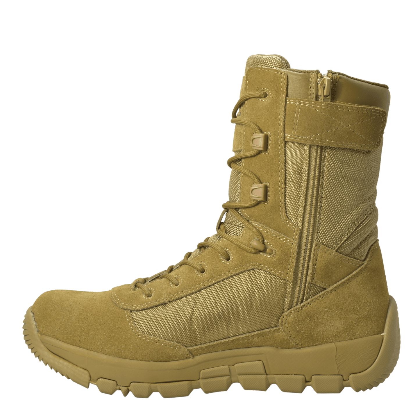 Adtec Sandbox - Men's 9" Coyote Suede Tactical Boot w/ Side Zipper & Composite Toe - KT1005 - Angler's Pro Tackle & Outdoors