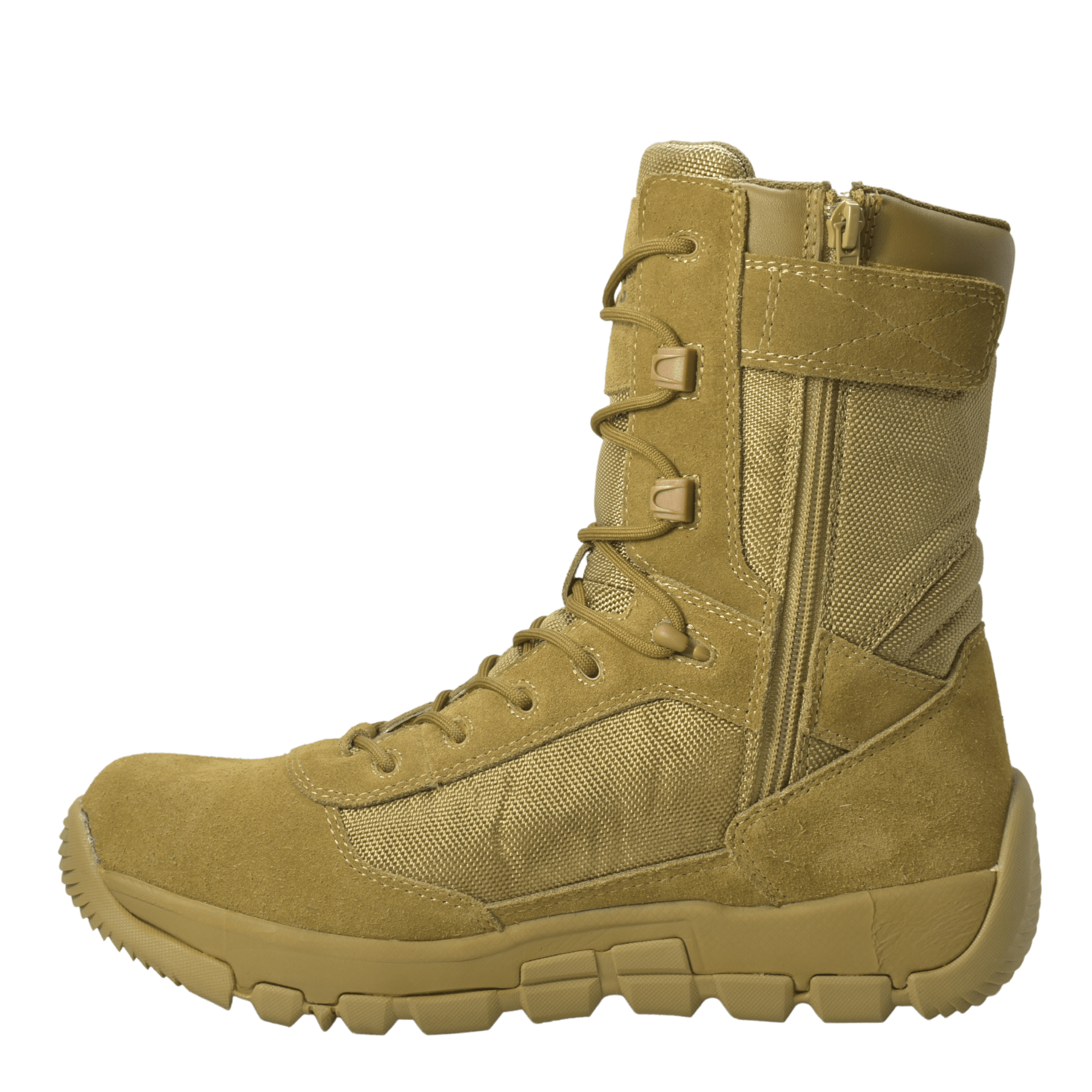 Adtec Sandbox - Men's 9" Coyote Suede Tactical Boot w/ Side Zipper & Composite Toe - KT1005 - Angler's Pro Tackle & Outdoors