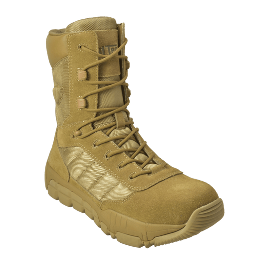 Adtec Sandbox - Men's 9" Coyote Suede Tactical Boot w/ Side Zipper & Composite Toe - KT1005 - Angler's Pro Tackle & Outdoors