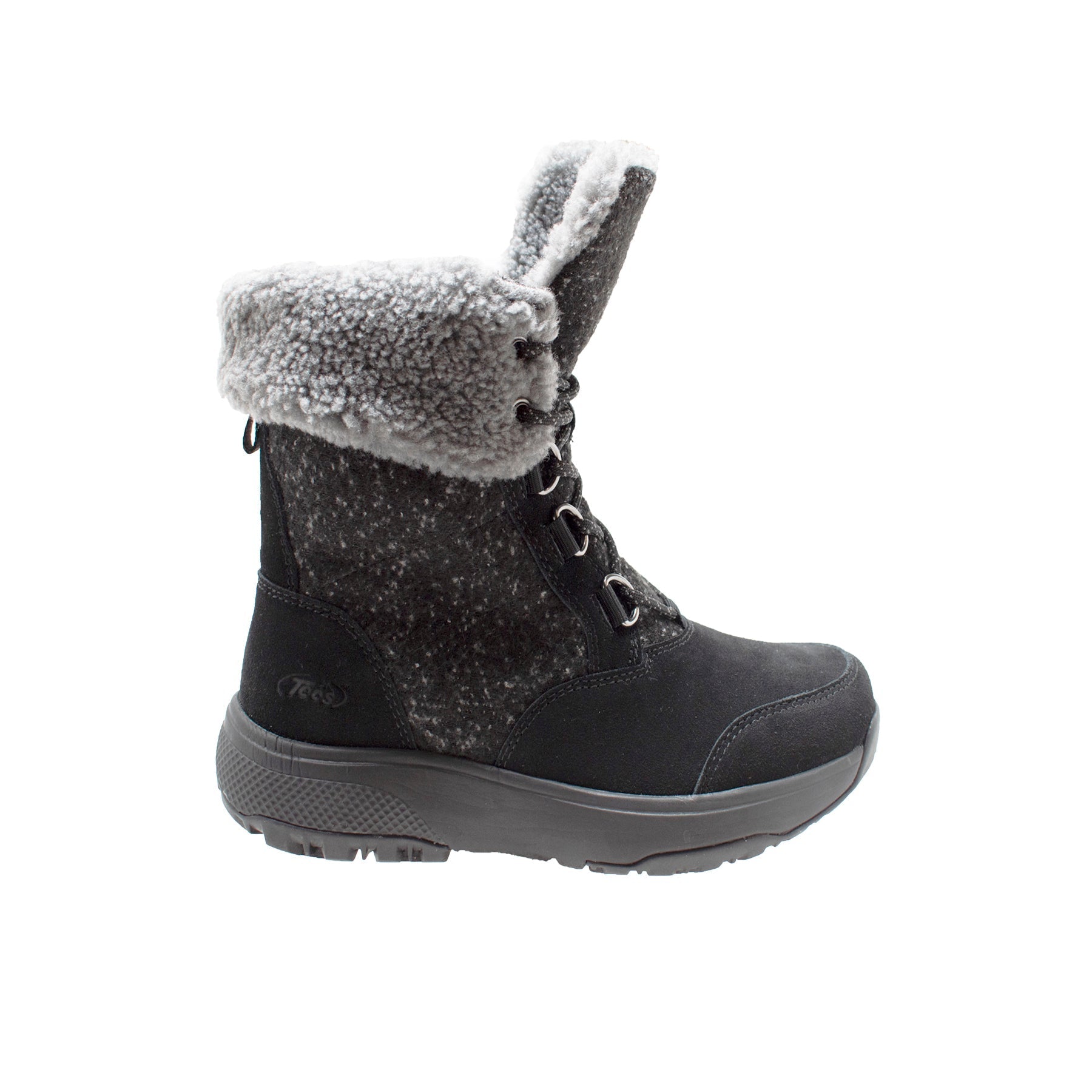 Adtec Women's Black Microfleece Lace Winter Boot - Angler's Pro Tackle & Outdoors