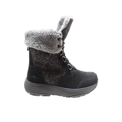 Adtec Women's Black Microfleece Lace Winter Boot - Angler's Pro Tackle & Outdoors