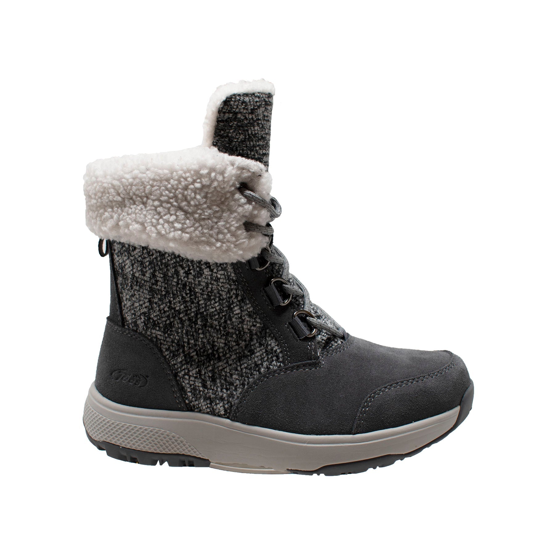 Adtec Women's Grey Microfleece Lace Winter Boot - Angler's Pro Tackle & Outdoors