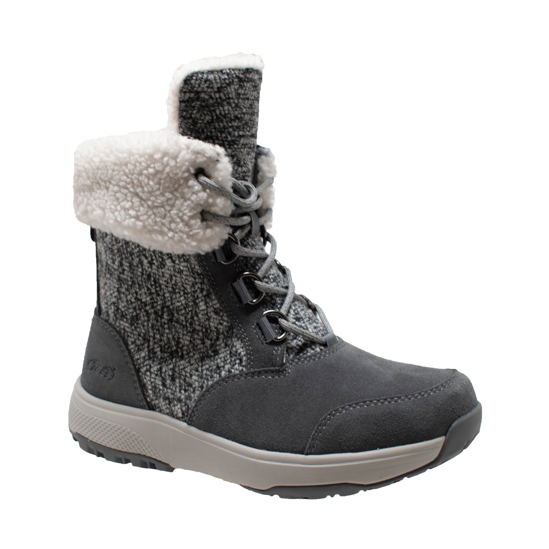 Adtec Women's Grey Microfleece Lace Winter Boot - Angler's Pro Tackle & Outdoors