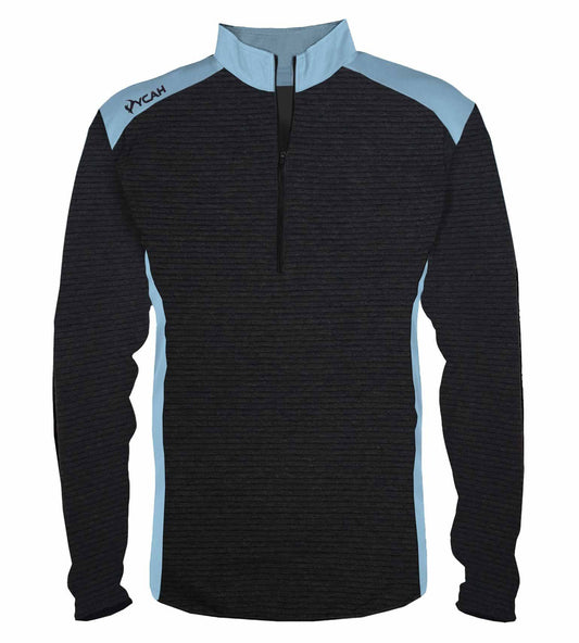 Vycah Aerial Pullover - Black/ Columbia Blue