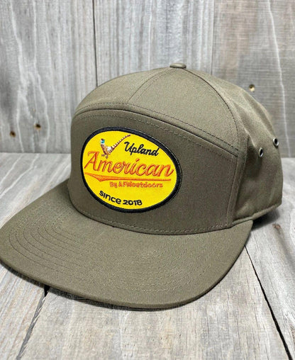 AF Waterfowl 7 Panel Yellow Upland Patch All Loden Cap - Angler's Pro Tackle & Outdoors