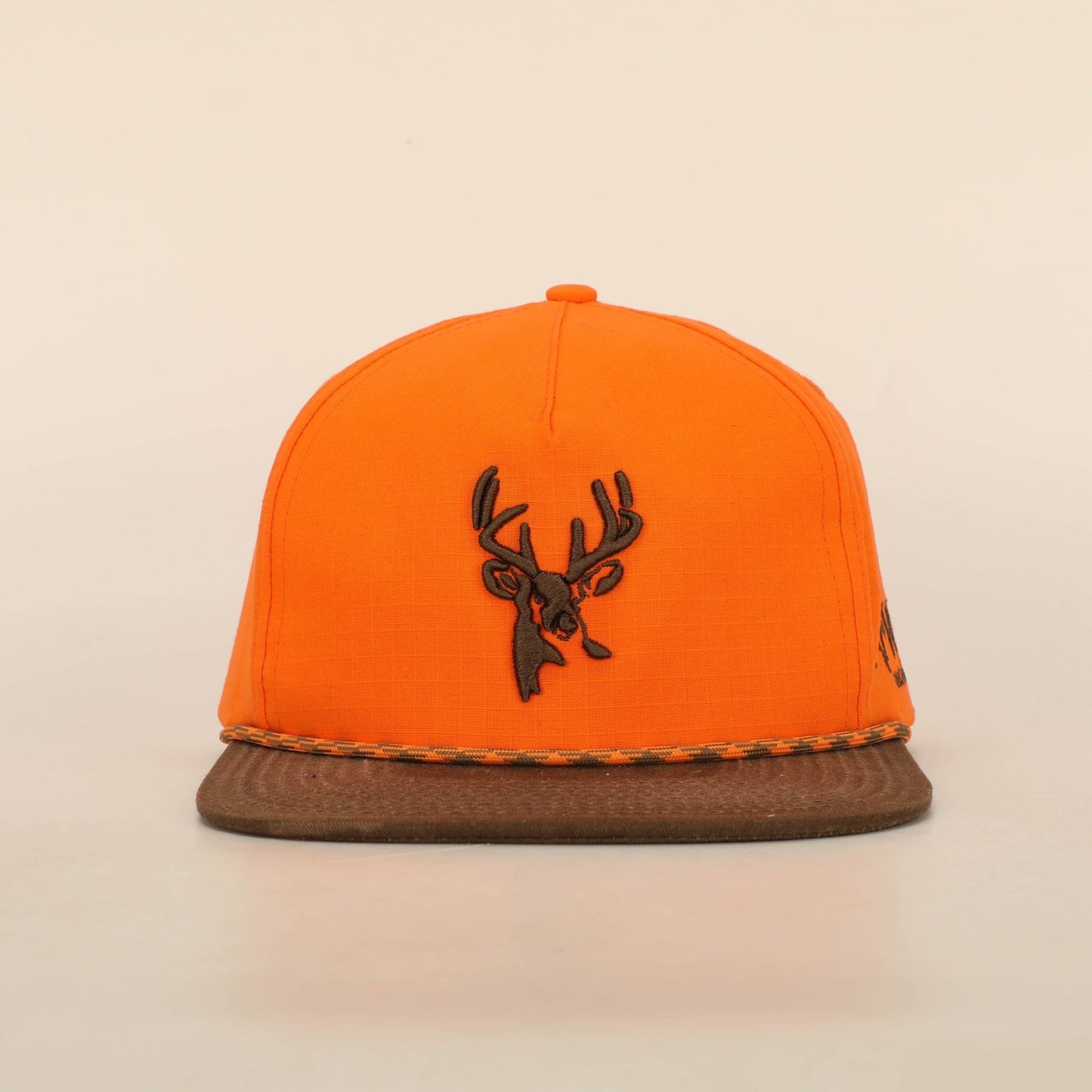 AF Waterfowl Blaze Orange and Brown Ripstop Puff Deer Rope Hat - Angler's Pro Tackle & Outdoors