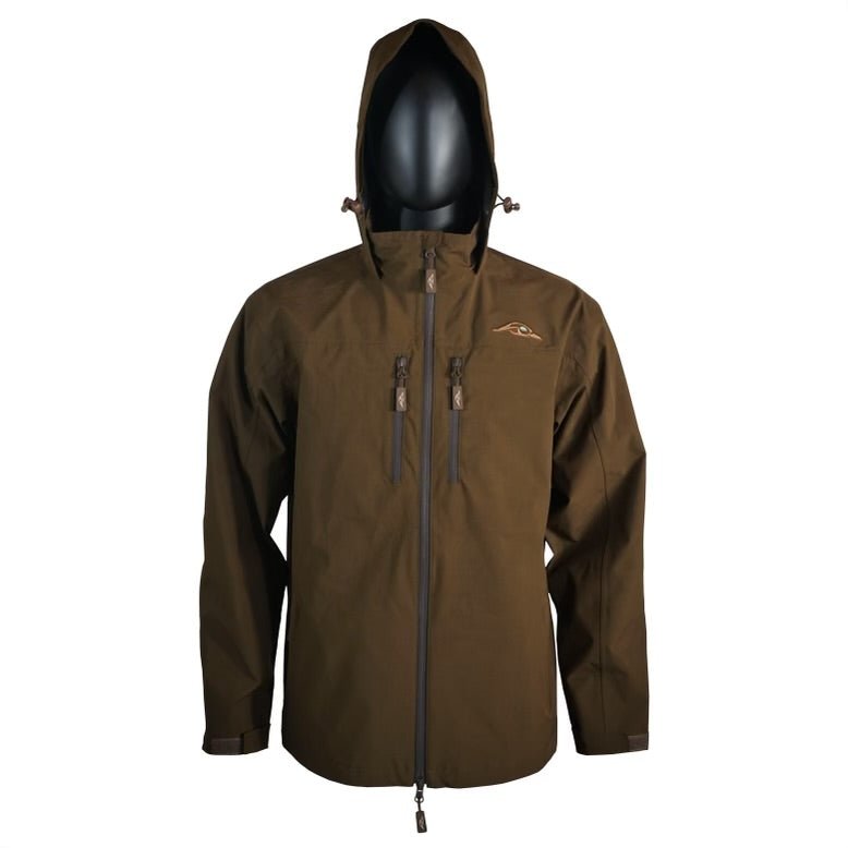 AF Waterfowl - Dark Brown Lightweight Rain Jacket - Angler's Pro Tackle & Outdoors