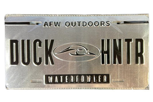 AF Waterfowl - Duck Hunter License Plate - Angler's Pro Tackle & Outdoors