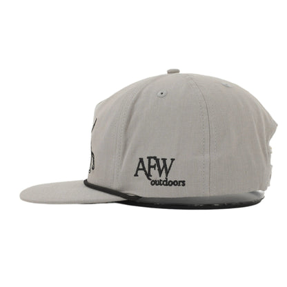 AF Waterfowl Grey w Black Rope Pointer Ripstop Rope Hat - Angler's Pro Tackle & Outdoors