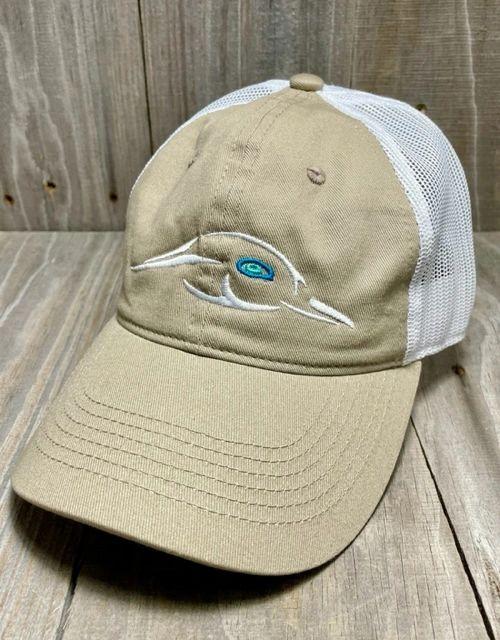 AF Waterfowl - Khaki/White Relaxed Mesh Back - Angler's Pro Tackle & Outdoors