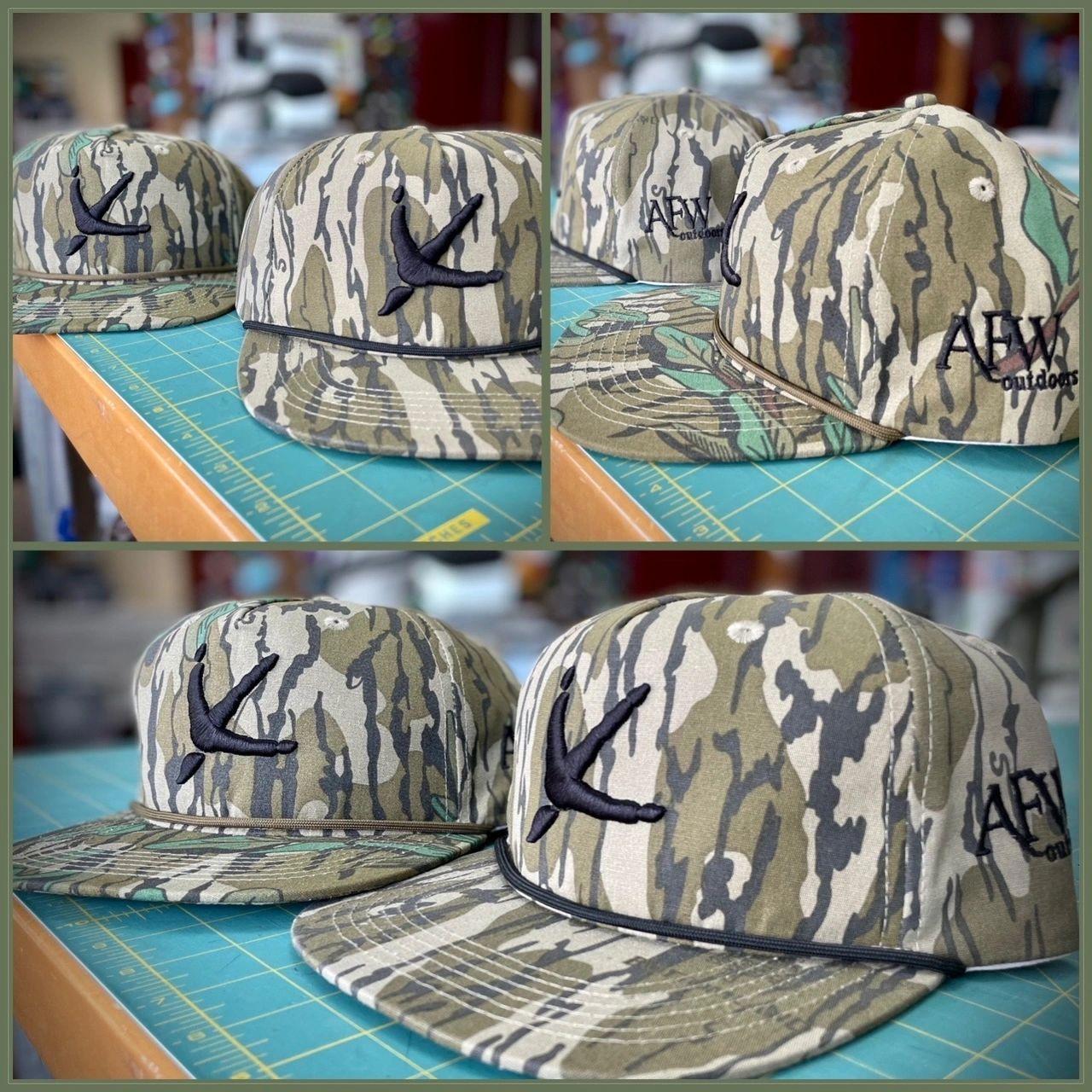 AF Waterfowl - Old Rope Hat Green Leaf Mossy Oak w- Turkey Tracks - Angler's Pro Tackle & Outdoors