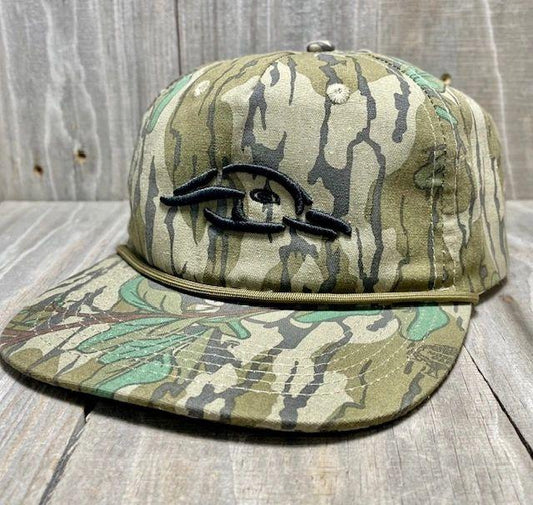 AF Waterfowl - Old Rope Hat Mossy Oak Greenleaf w- 3D AF Waterfowl Logo - Angler's Pro Tackle & Outdoors