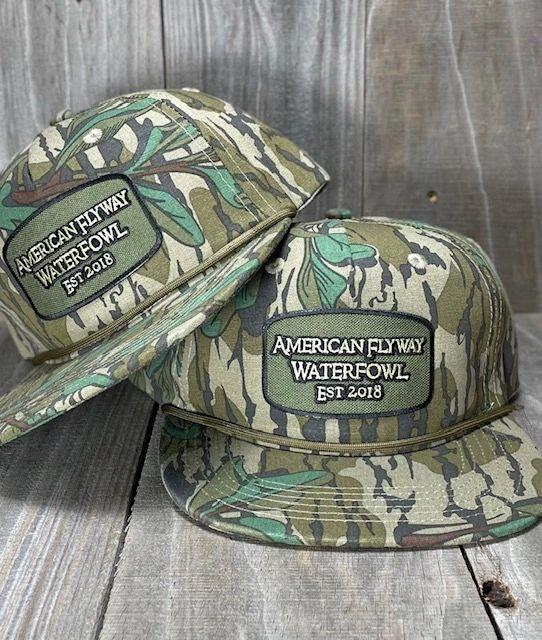 AF Waterfowl - Old Rope Hat Mossy Oak Greenleaf w- AFW Patch - Angler's Pro Tackle & Outdoors