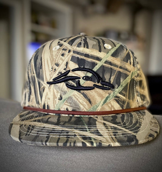 AF Waterfowl - Old Rope Hat Mossy Shadow Grass w/ 3D AF Waterfowl Logo - Angler's Pro Tackle & Outdoors