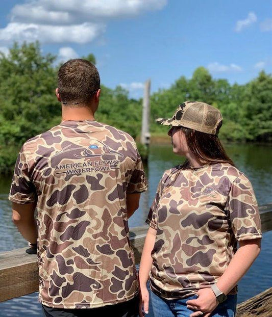 AF Waterfowl Old School Performance Short Sleeve Shirt - Angler's Pro Tackle & Outdoors