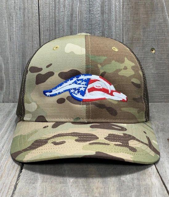 AF Waterfowl Richardson Multicam with Stars and Stripes AFW Style - Angler's Pro Tackle & Outdoors