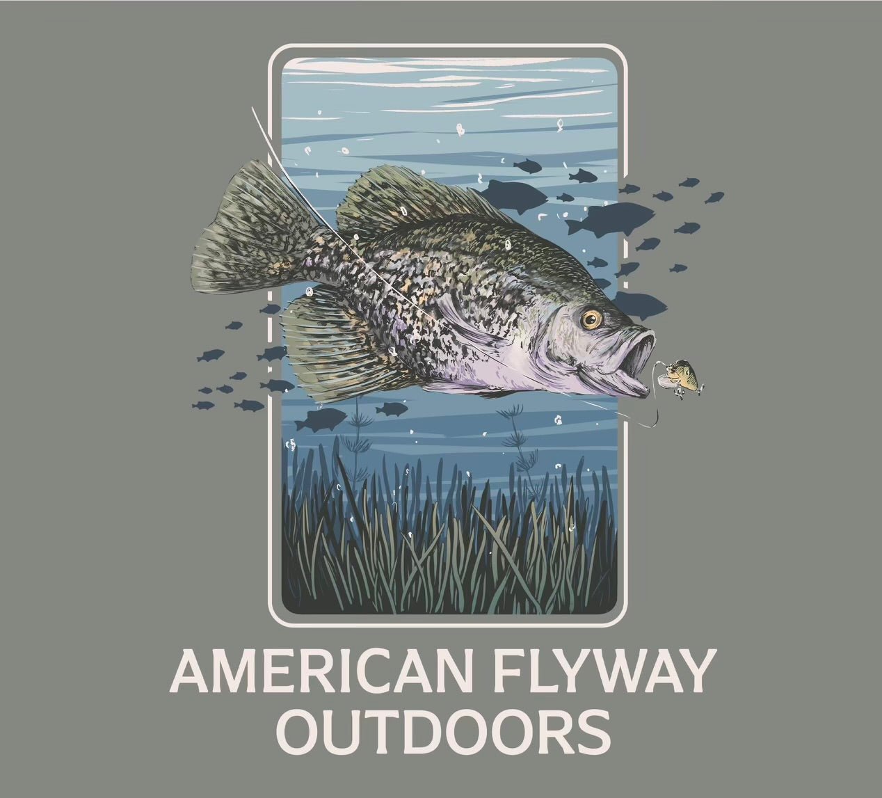 AF Waterfowl - The Crappie Fish Tee - Angler's Pro Tackle & Outdoors