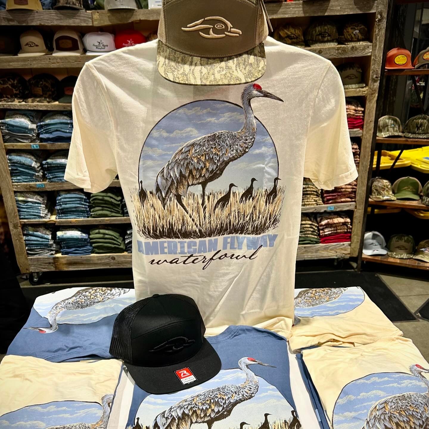 AF Waterfowl - The Sandhill Crane Tee - Angler's Pro Tackle & Outdoors