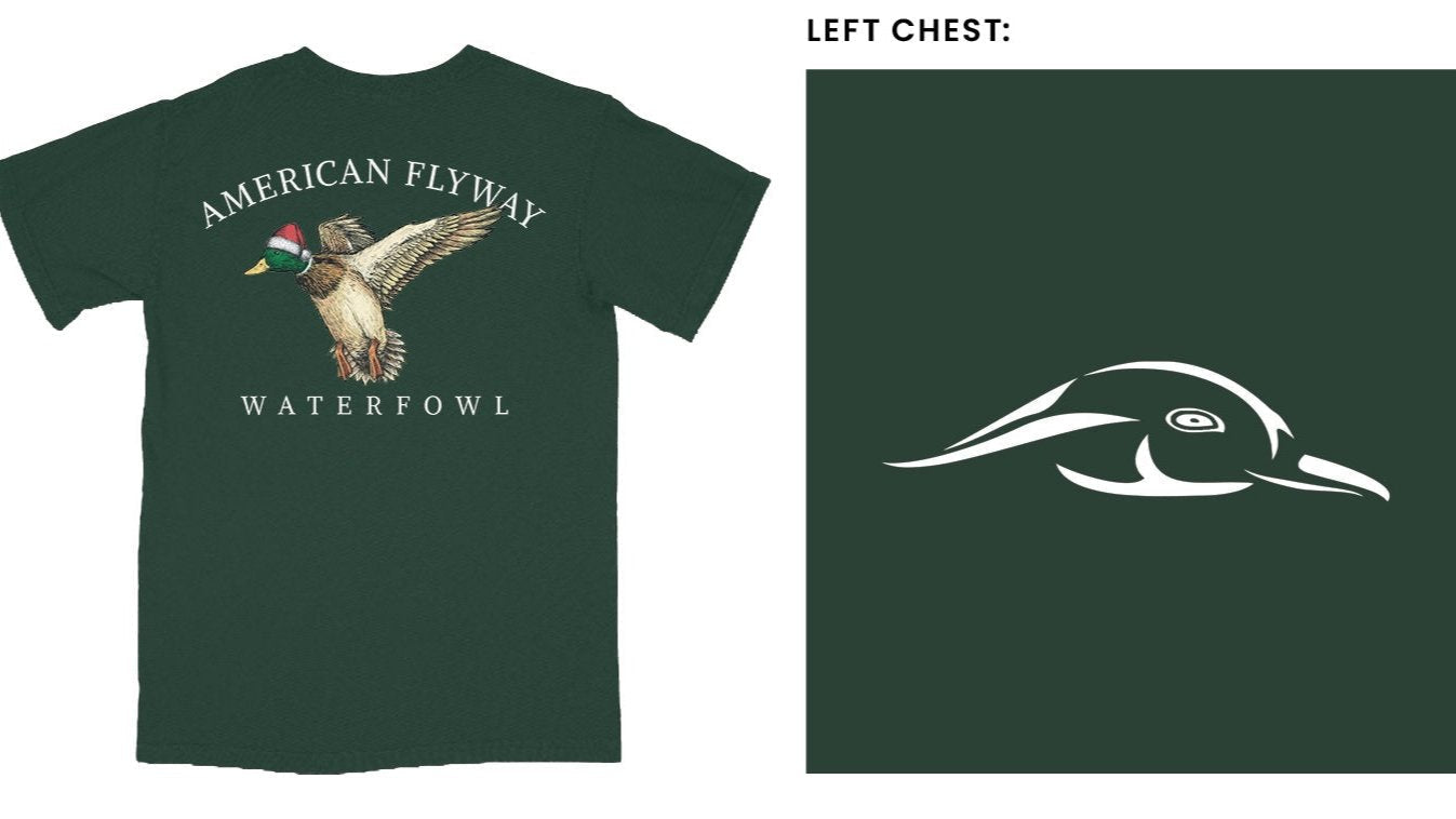 AF Waterfowl - The Santa Duck Tee - Angler's Pro Tackle & Outdoors