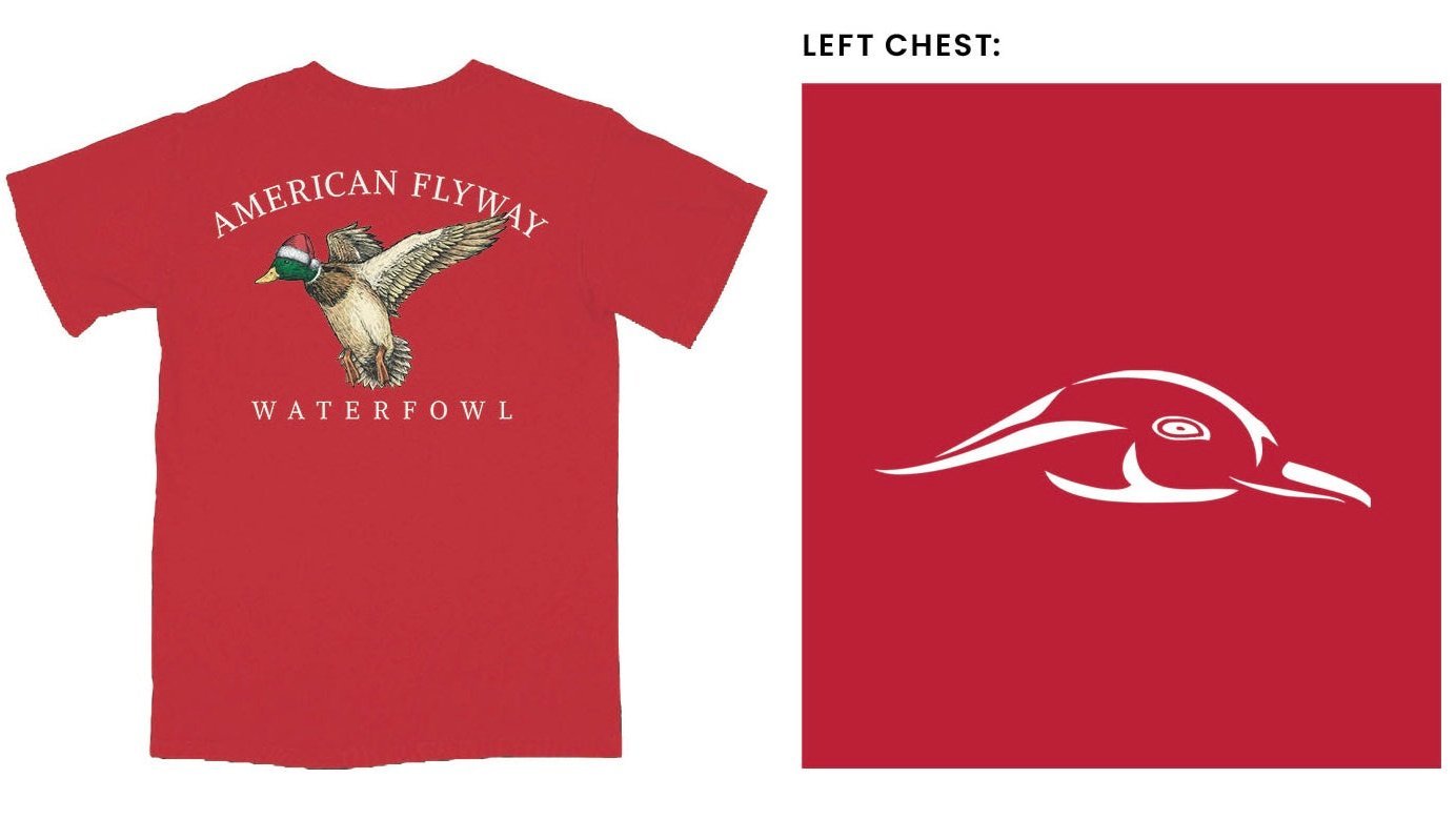 AF Waterfowl - The Santa Duck Tee - Angler's Pro Tackle & Outdoors