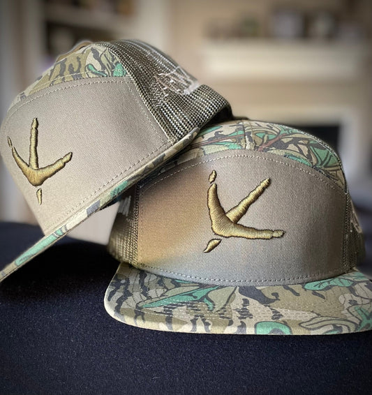 AF Waterfowl - Turkey Tracks Logo Mossy Oak Greenleaf & Olive - Angler's Pro Tackle & Outdoors