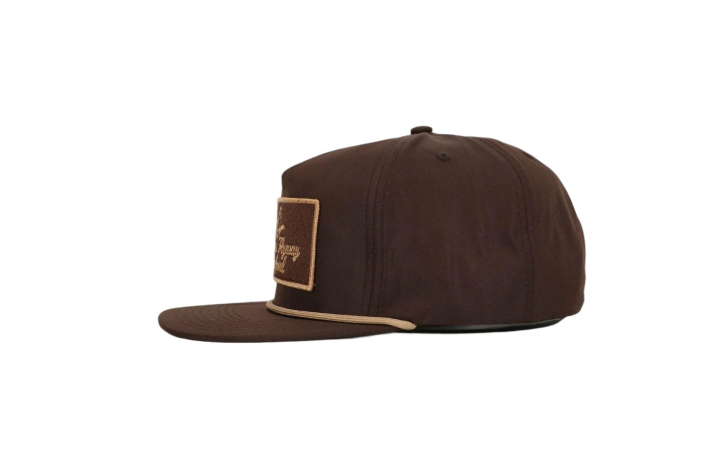 AF Waterfowl Youth Throwback Vintage Rope Hat Brown w Patch and Tan Rope - Angler's Pro Tackle & Outdoors