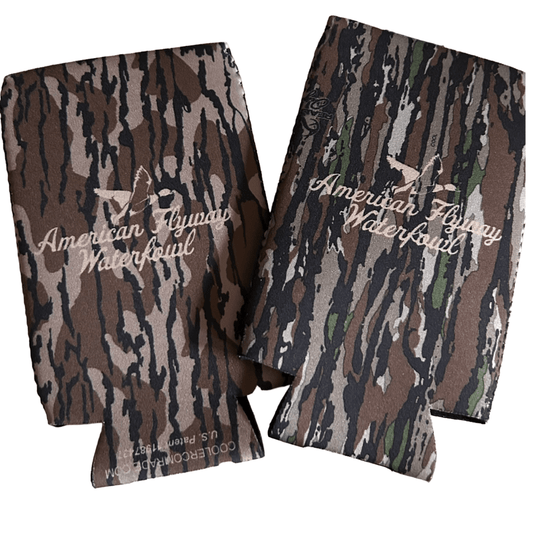 AFW Logo Drink Koozies - Skinny Can - Angler's Pro Tackle & Outdoors