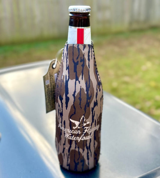 AFW Mossy Oak Bottomland Logo Bottle Koozies - Angler's Pro Tackle & Outdoors