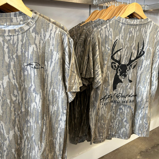 AFW Outdoors Buck Mossy Oak Tee - Angler's Pro Tackle & Outdoors