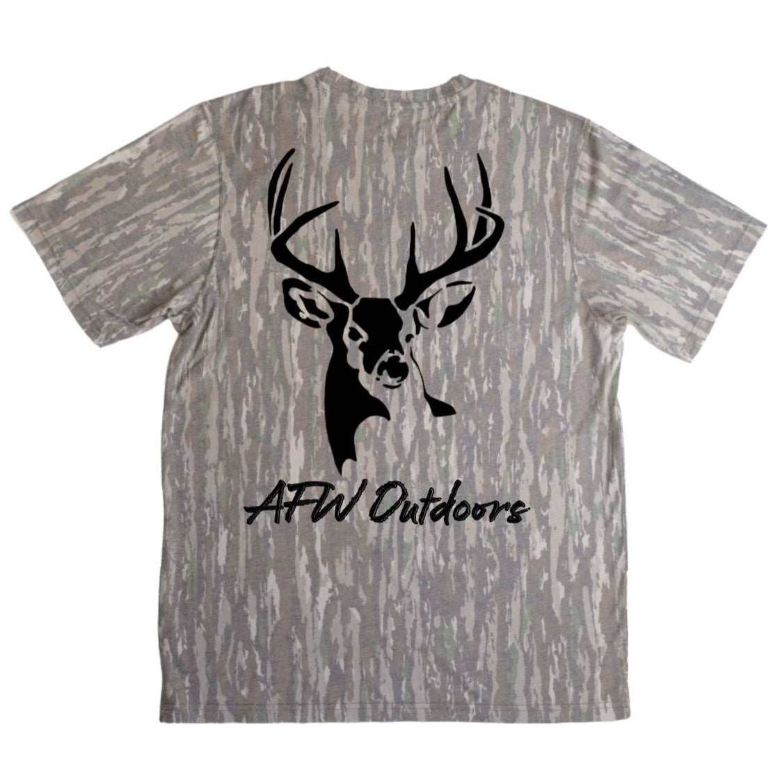 AFW Realtree Original Faded Out Buck Logo Tee - Angler's Pro Tackle & Outdoors