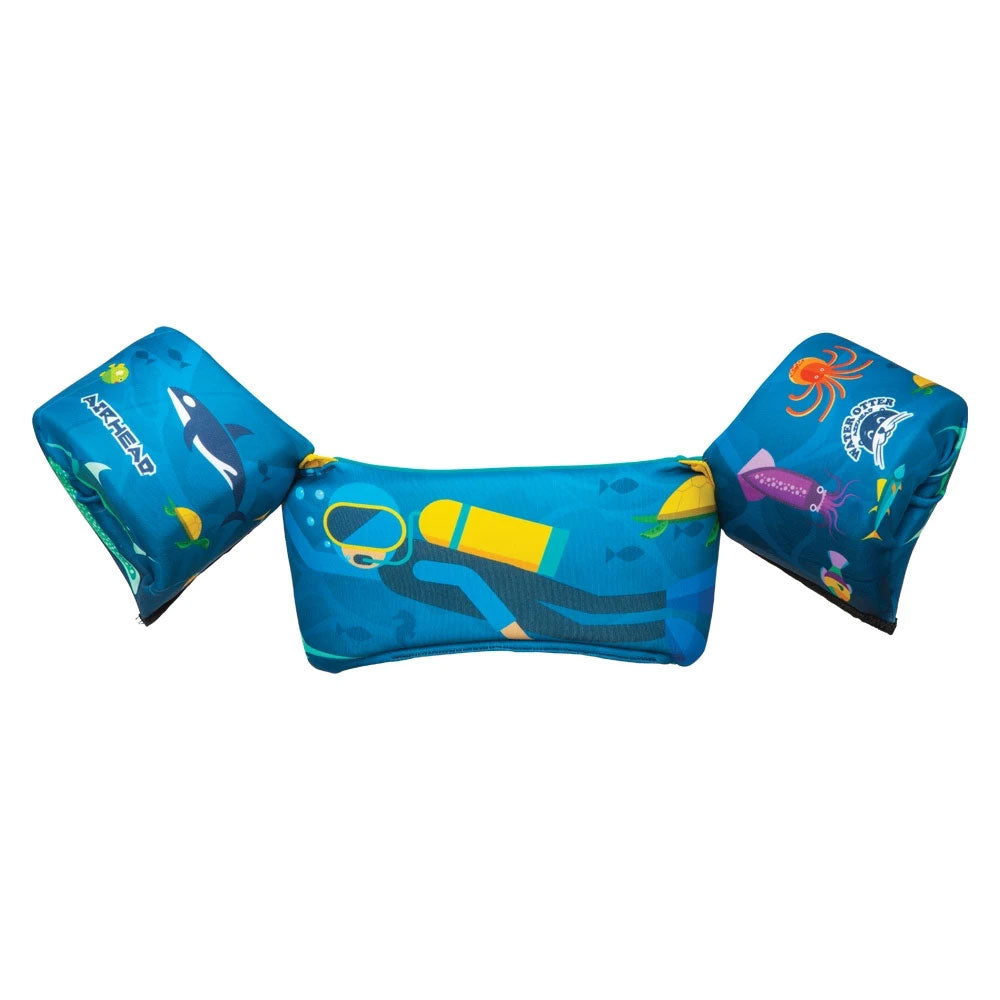 Airhead Water Otter Elite Kids Child Life Jacket Vest with Arm Bands, Scuba