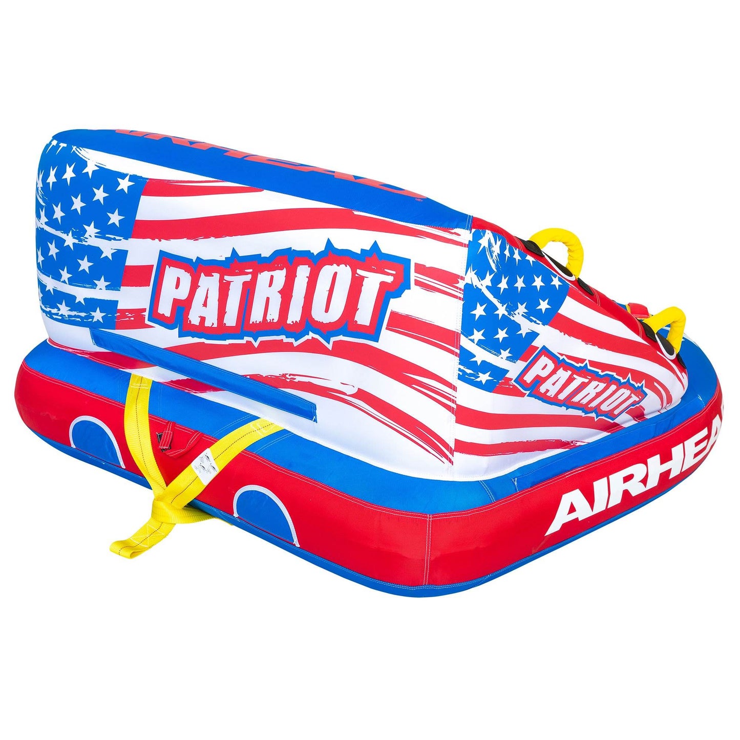 Airhead Patriot 2 - Person Towable Kwik - Connect Chariot Tube w/ 60 - Foot Tow Rope - Angler's Pro Tackle & Outdoors